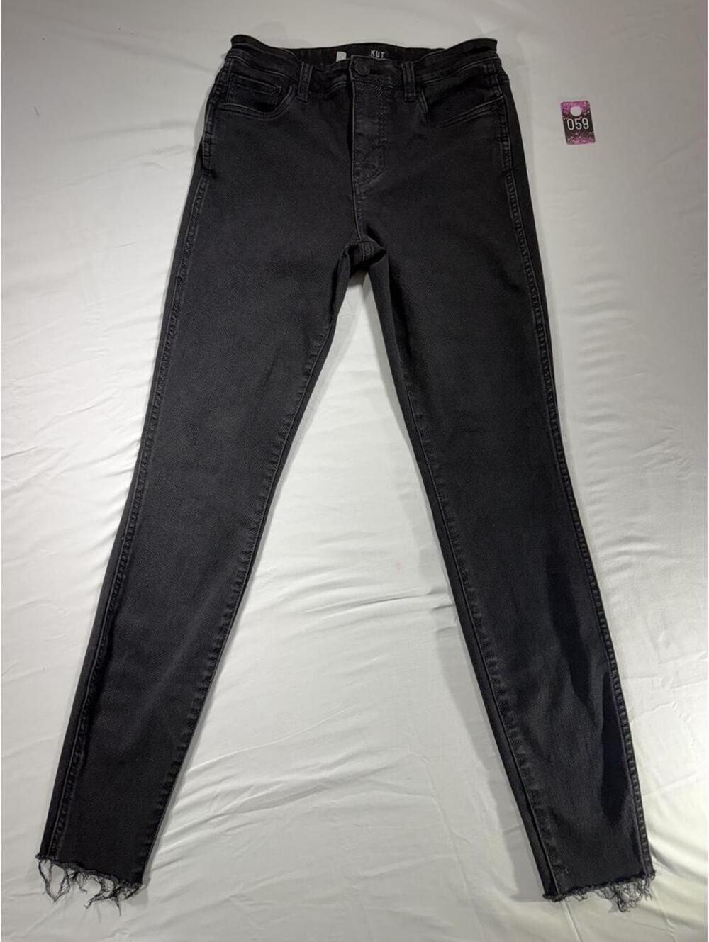 KUT from the Kloth MIA High Rise Fab Ab Toothpick Skinny black jeans #kut #denim
